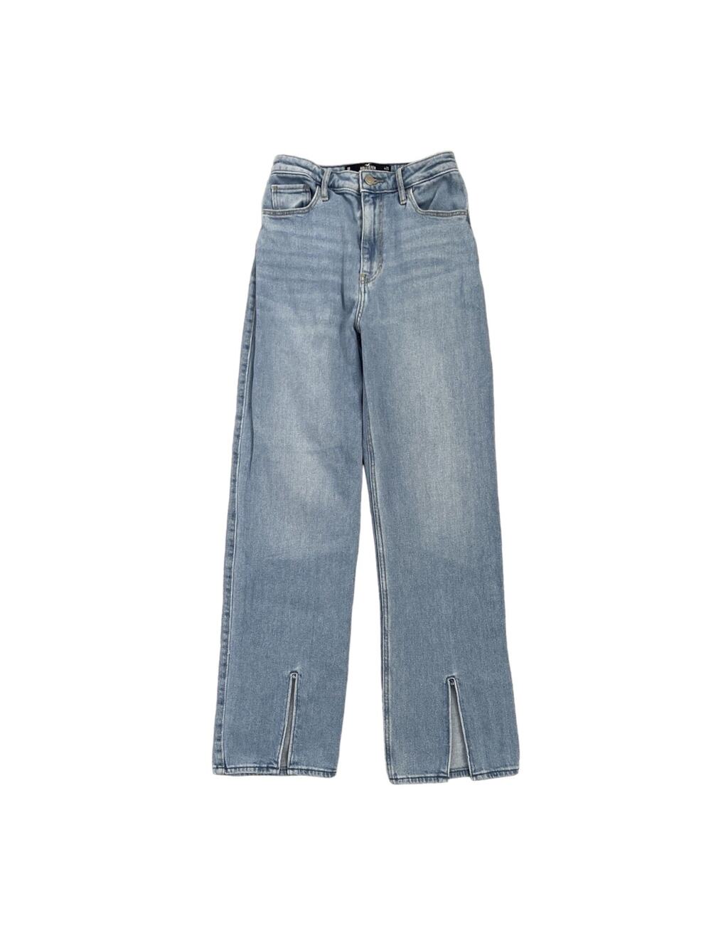 Hollister Ultra High Rise Dad Jean Vintage Stretch Light Wash Size 15 Waist 34"